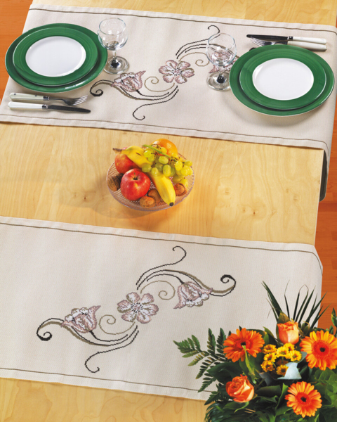 Broderikit Partner löpare 44 x 119 cm