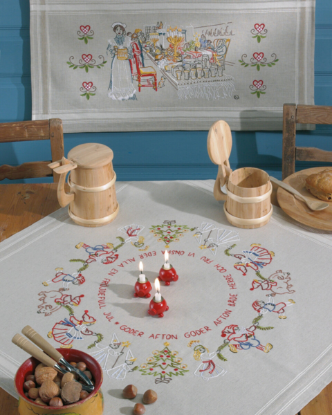 Broderikit Julafton 80 x 40 cm