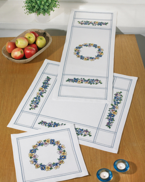 Broderikit Viol 34 x 94 cm