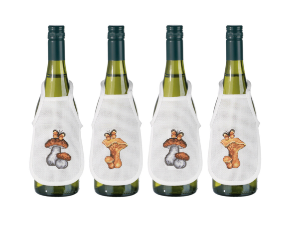 Broderikit Svampar 0330B x 4 10 x 15 cm