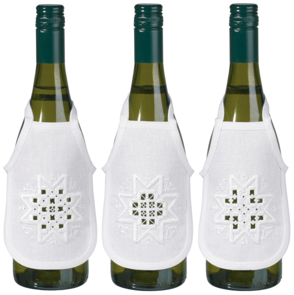 Broderikit Hardanger stjärna 3 st 10 x 15 cm