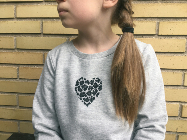 Broderikit Hjärta 7 x 9 cm