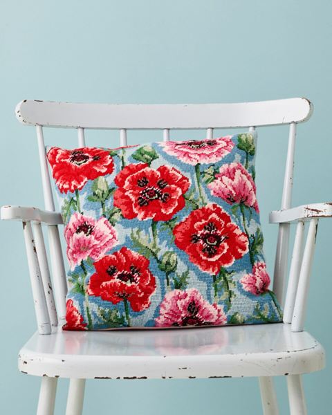 Broderikit Vallmo 39 x 39 cm