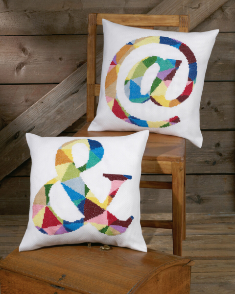 Broderikit Tecknat & 40x40cm