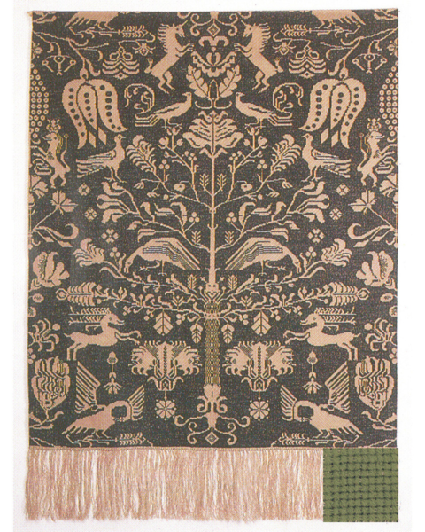 Broderikit Beidewand Ljusgrön 101 x 140 cm