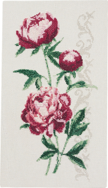 Broderikit Blomsterhängare 34x60 cm