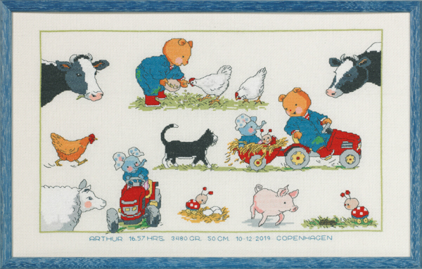 Broderikit Bobbi Bonde 44x27cm