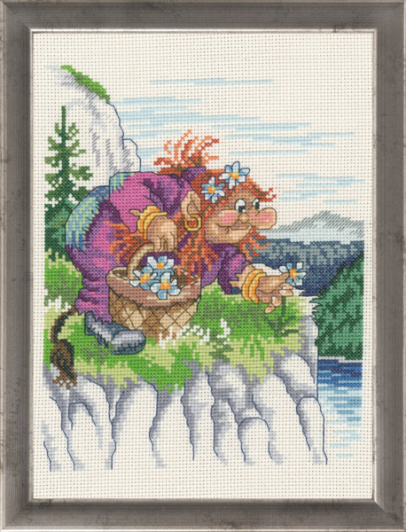 Broderikit Trollmor R5365 21 x 29 cm