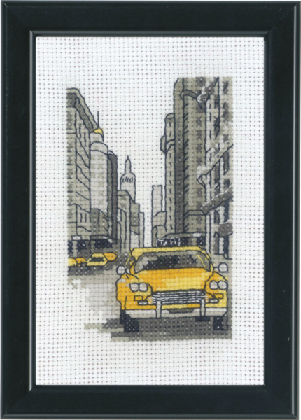 Broderikit New York 10 x 15 cm
