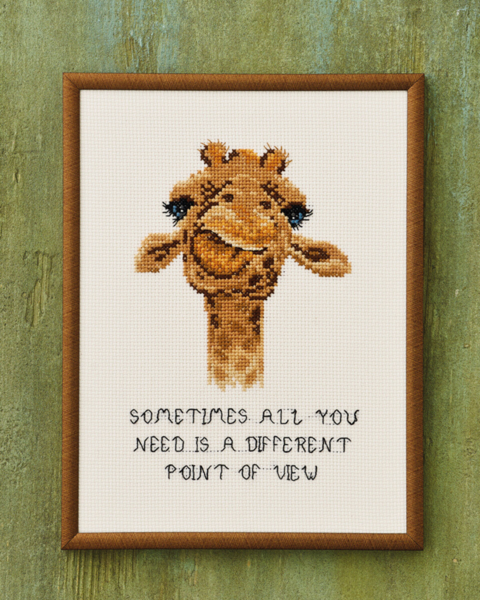Broderikit Giraff 18 x 24 cm R5703