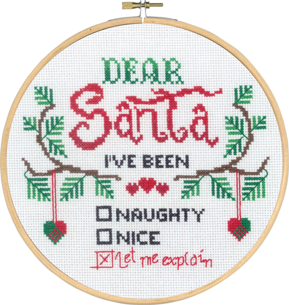 Broderikit Dear Santa m/5810/20 20 Ø