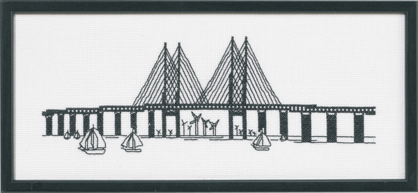 Broderikit Öresundsbron 5496 36x15 cm