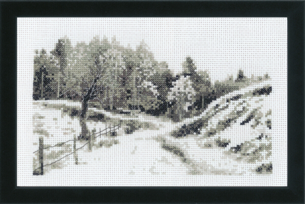 Broderikit Landsvägen 15 x 24 cm