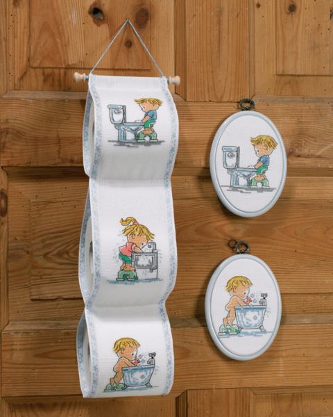 Broderikit Lek i badet M5964/03 11 x 15 cm