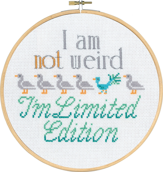 Broderikit I'm not weird M5810/22 20 cm Ø