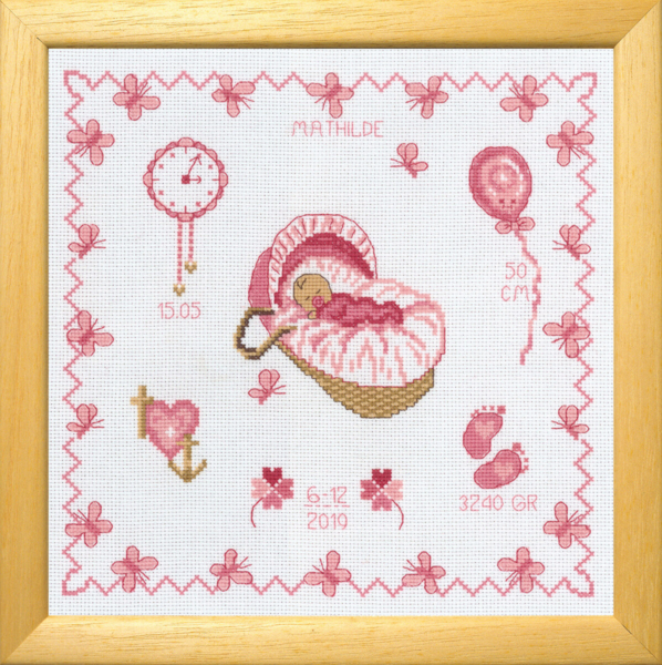 Broderikit Mathilde R5583/00 22x22 cm
