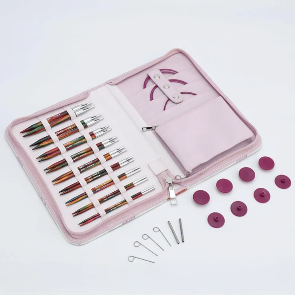KnitPro Symfonie 2 Utbytbara Rundstickor Set, Deluxe, 13 cm
