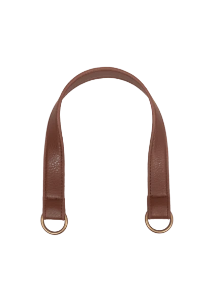 Go Handmade Väskhandtag med O-ring: Brun/brons