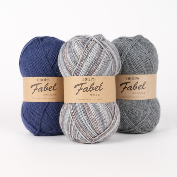 DROPS Fabel Long Print