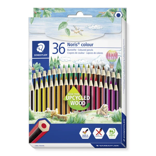 STAEDTLER Noris colour färgpennor, 36 st – Huvudbild stängd