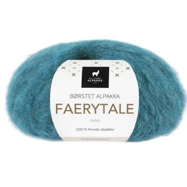 Du Store Alpakka Faerytale 766 Turkos melerat