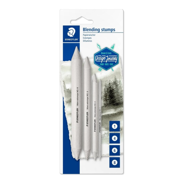 STAEDTLER Pappersstompar, 4 st
