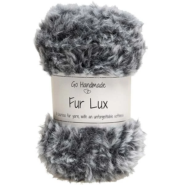 Go Handmade Fur Lux 17667 Grå nyans