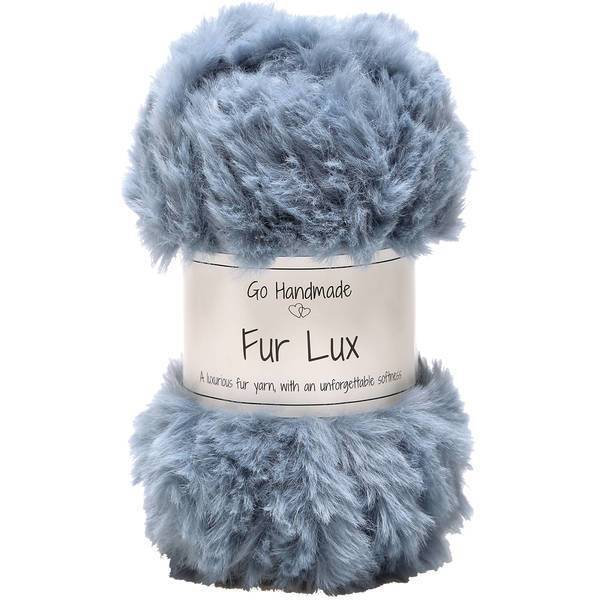 Go Handmade Fur Lux 17668 Jeans blå