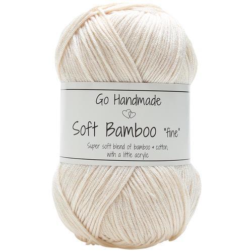 Go Handmade Soft Bamboo Fine 17320 Offwhite
