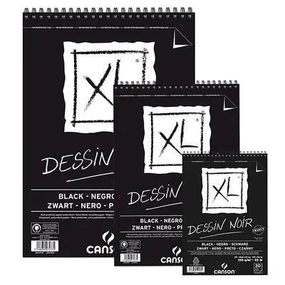 XL Dessin Noir Sketch pappersblock