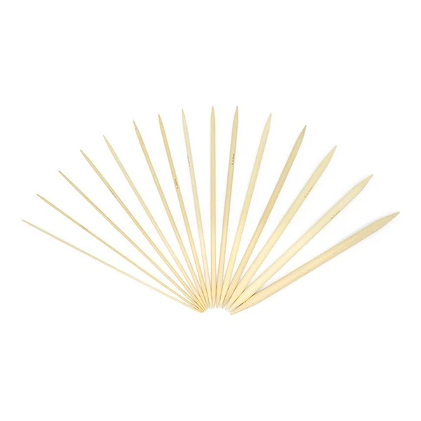 HobbyArts Strumpstickorset Ljus bambu 20 cm (2,00-10,00 mm)
