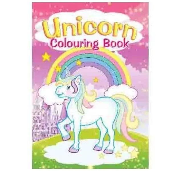Målarbok A4 Unicorn, 16 sidor
