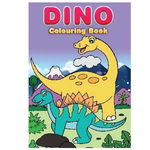 Målarbok A4 Dino, 16 sidor