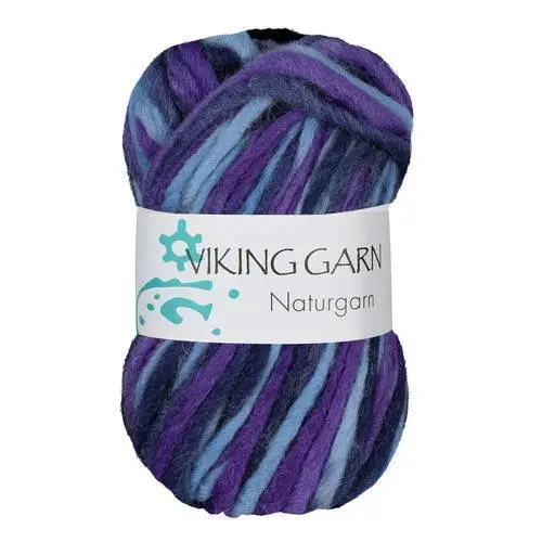 Viking Naturgarn 670 Multi turkos/lila