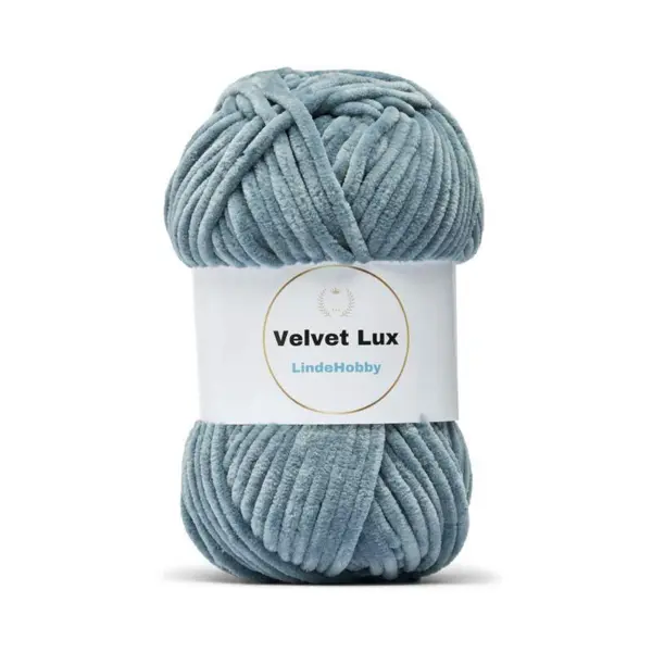 LindeHobby Velvet Lux 22 Metallisk blå