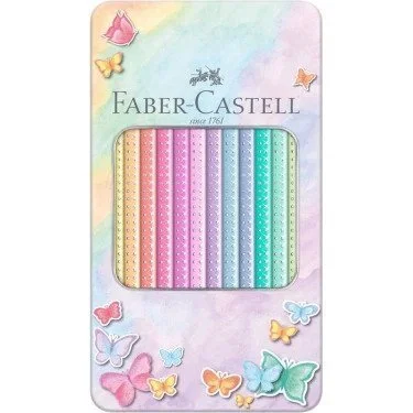 Faber-Castell, Pastel Sparkle Färgpennor, 12 st