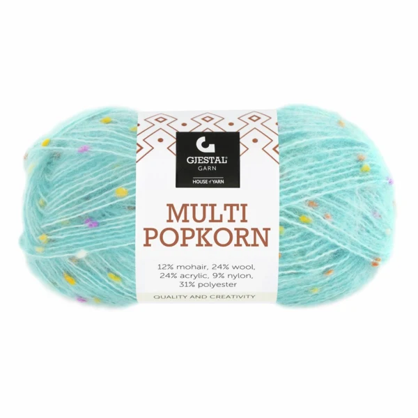 Gjestal Multi Popkorn 507 Ljus Turkos