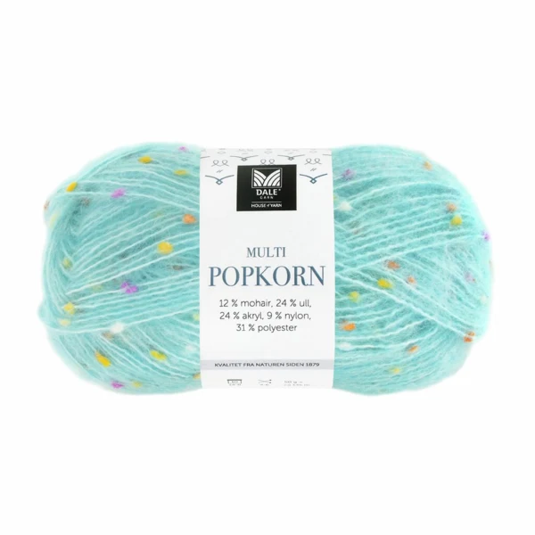 Gjestal Multi Popkorn 507 Ljus Turkos