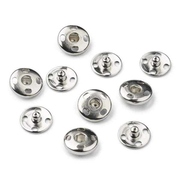 LindeHobby Snap Fasteners silver → 10 mm