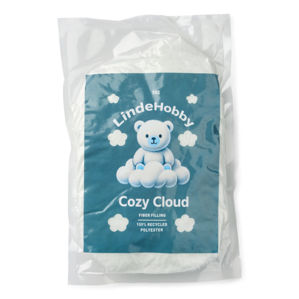 LindeHobby Cozy Cloud Återvunnen Fyllnadsvadd 50 g