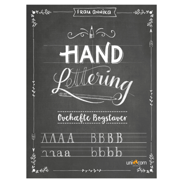 Hand Lettering Övningshäfte Bokstäver