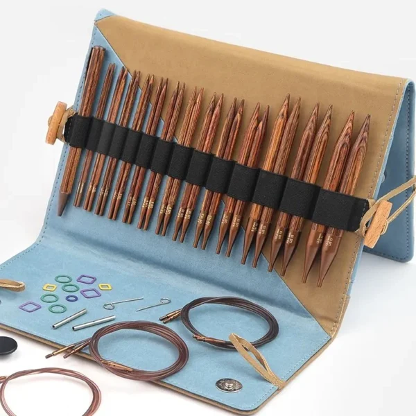 KnitPro Ginger Normal Utbytbara Rundstickor Set, Grande, 13 cm