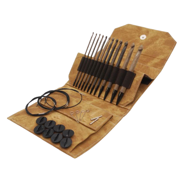 LYKKE Utbytbart Tunisiskt Virknålset Umber, Tan, 15 cm