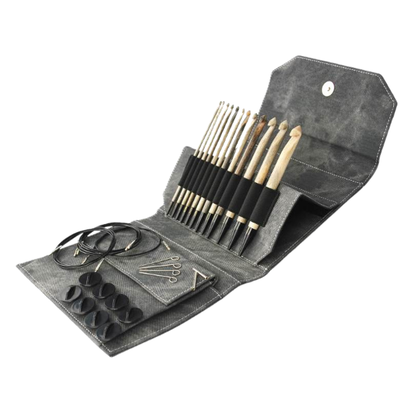 LYKKE Utbytbart Tunisiskt Virknålset Driftwood, Grå, 15 cm