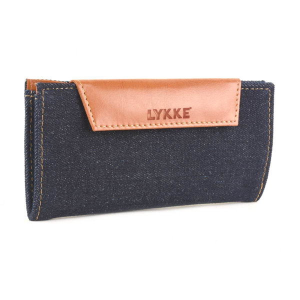 LYKKE Weekender Large Etui med Magnetisk Stängning, 13 cm Ljusbrun