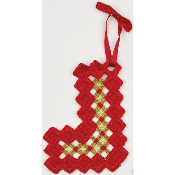Julehardanger Röd 9 x 9 cm