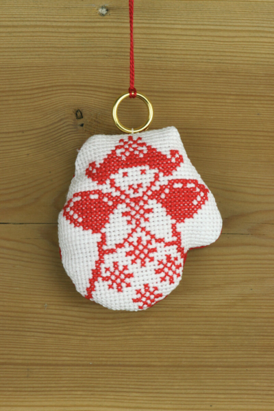 Broderikit Vante m/ängel 8 x 8 cm