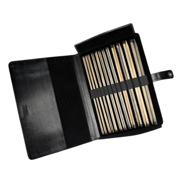 LYKKE Jumperstickset Driftwood, Svart, 35 cm