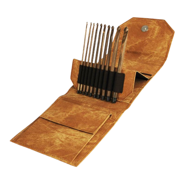 LYKKE Virknålsset Umber, Tan, 15 cm