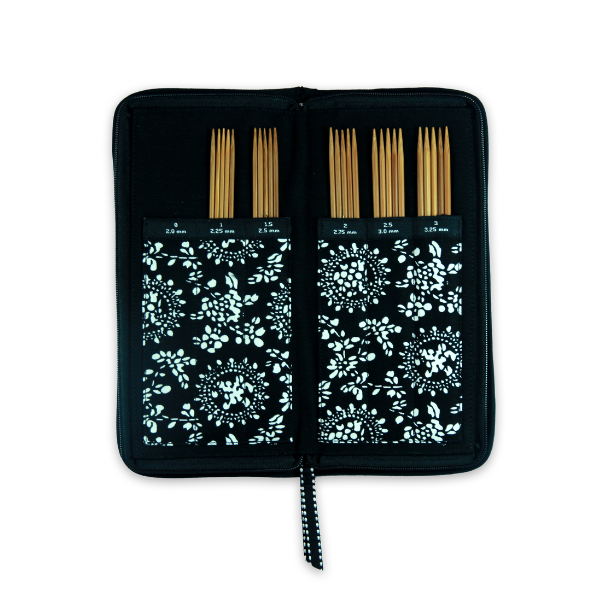 ChiaoGoo Strumpstickset Bambus Patina, 15 cm